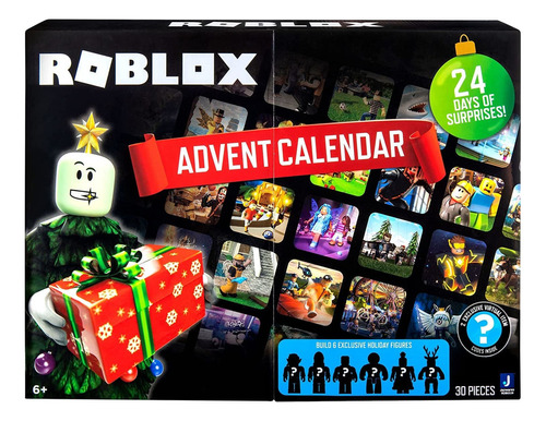 Calendario De Adviento Roblox Action, Navidad, 24 Puertas
