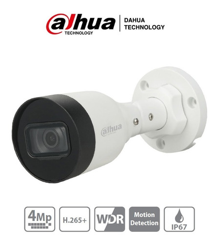 Camara Bala Ip Dahua 4 Mp Ir 30 Mts Exterior 2.8mm