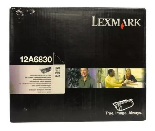 Toner Lexmark 12a6830 Bk T520, T522, X520, X522 Nuevo