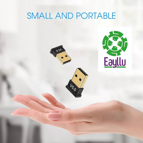 Imagen 3 de 4 de Adaptador Emisor Receptor Bluetooth 5.0 Usb Dongle Eayllu