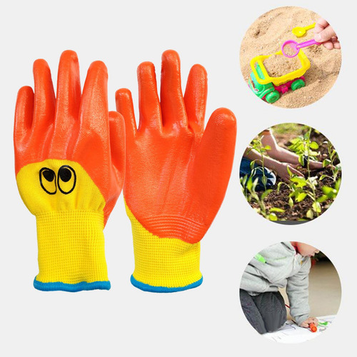 Guantes De Jardinería Para Niños, Guantes De 4 A 8 Años A