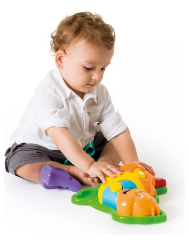 Animal Didactico Dino 3d De Encastre Calesita Puzzle 613