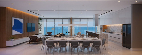 Imagem 5 de 30 de Al Mare Beach Front, Com 3 Suítes, Sala, Cozinha, Lavabo, Área De Serviço, Sacada C/ Churrasqueira Integrada, 2 Vagas De Garagens E Demais Dependências. Planta Final 3 - 35712136v