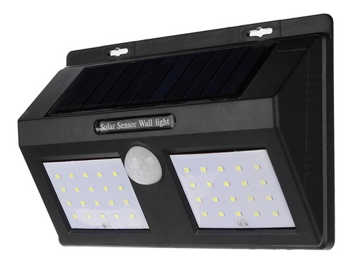 Luz Exterior Led Solar Doble Con Sensor De Movimiento 40 Led