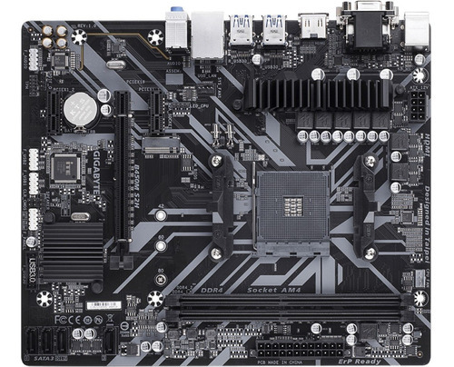 Motherboard Gigabyte B450m S2h V2 Amd Am4 Ssd M.2 Ddr4 * Color Negro
