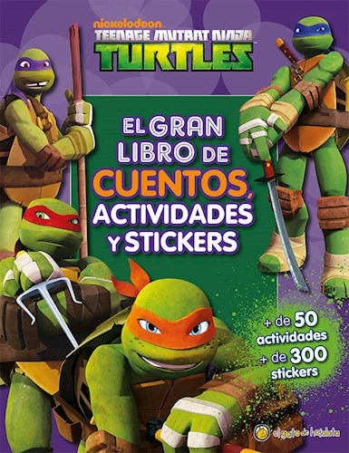 Gran Libro De Ctos.turtles Ni.act+st - Nickelodeon - #l