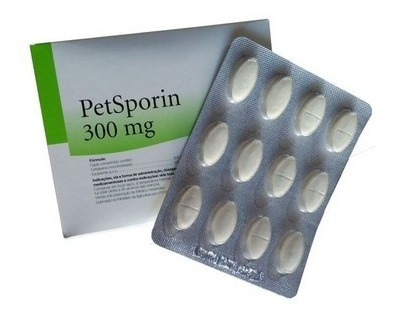 Petsporin 300mg 1 Cartela C/12 Comprimidos