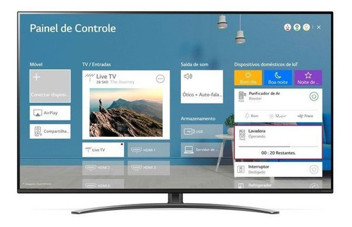 Imagem 2 de 7 de Smart Tv Ultra Hd Led 55 LG, 4k, 4 Hdmi, 2 Usb, Wi-fi