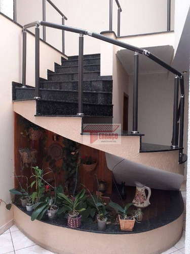 Imagem 6 de 30 de Sobrado Com 3 Dormitórios À Venda, 173 M² Por R$ 615.000,00 - Jardim Teles De Menezes - Santo André/sp - So1153