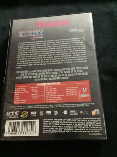 Puños Rosas . Dvd (Usado)