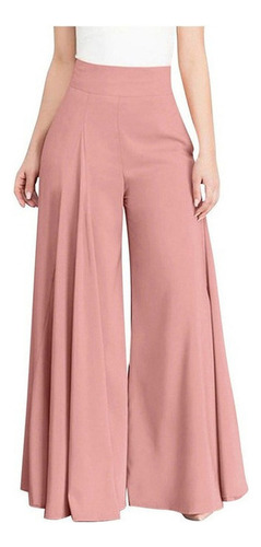 Pantalones Anchos Elegantes De Cintura Alta For Mujer