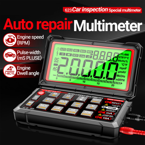 Multímetro Digital Para Coche Aneng 623, 20000 Unidades, Rpm