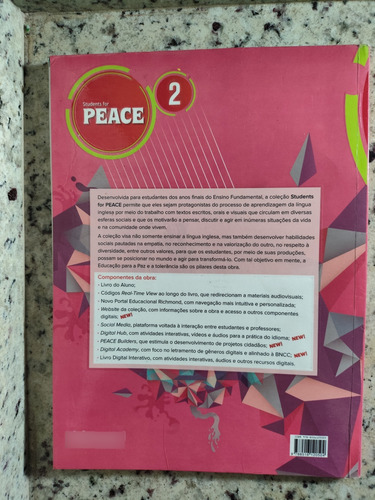 Livros Students For Peace É Muito Bom Estado De Conservação Volume 2 3 E 4 (Usado)