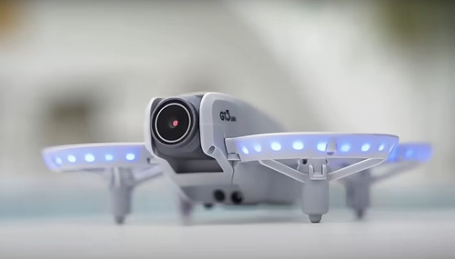 Mini Drone Gt3 Camera Hd C/ Sensor De Obstáculo E Altitude