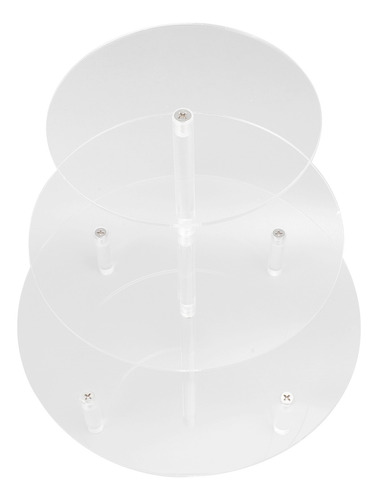 Soporte Para Magdalenas De 3 Niveles Hecho De Acrílico