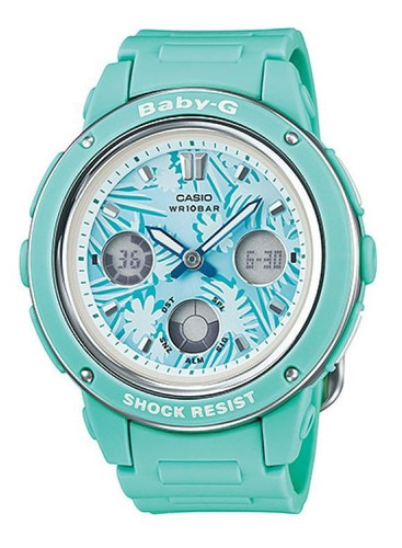 Reloj Para Mujer G-shock Bga-150f-3adr Celeste