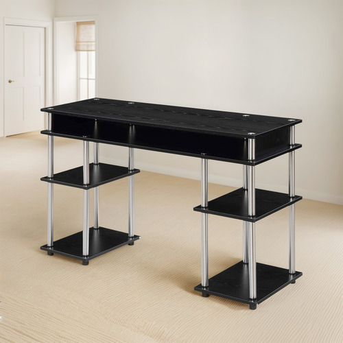 Escritorio Designs2go Negro Para Estudiante Sin Herramientas