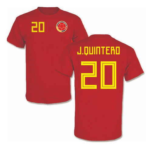 Remera Algodón Colombia J Quintero 20