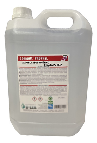 Alcohol Isopropilico Delta Compitt Prophyl Bidon 10 L
