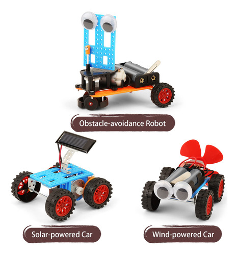 Kit De Ciencia Stem Para Niños De 5 A 12 Años Robot Jr Personaje Color