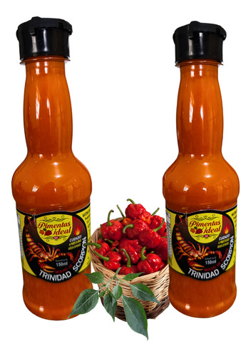 Molho De Pimenta Scorpion Com 2 Unidade + Ardida Do Mundo