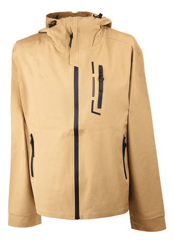 Campera Spt Hombre Training Beige 99118226