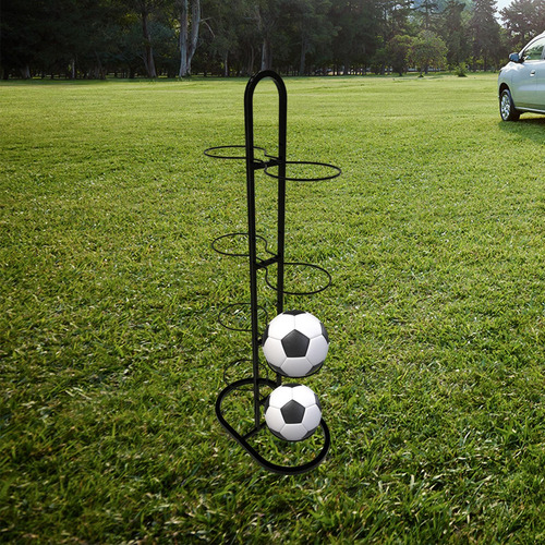 Suporte De Voleibol Multifuncional Preto Para Armazenamento