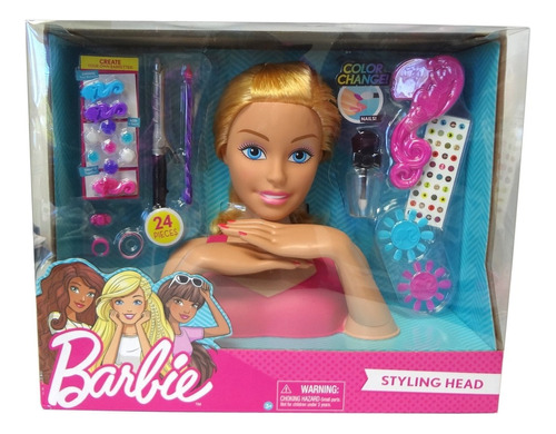 Cabezal De Peinado Para Barbie Rubio Estilo Métrico