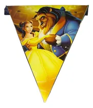 Comprar Decoración Fiesta .:: Banderín Bella Y Bestia Bella V2 ::.