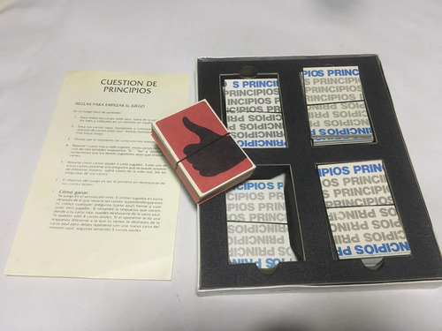 Cuestión De Principios Juego De Mesa ( Incompleto) (Usado)