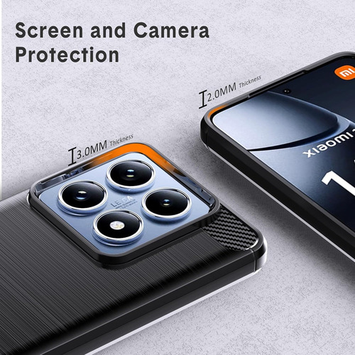 Chh Funda Diseñada For Xiaomi 14t/14t Pro, Tpu Flexible