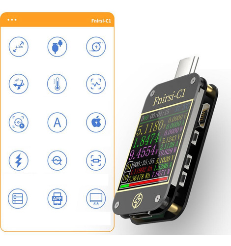 Probador De Medidor De Potencia Usb, Probador Sin Bluetooth