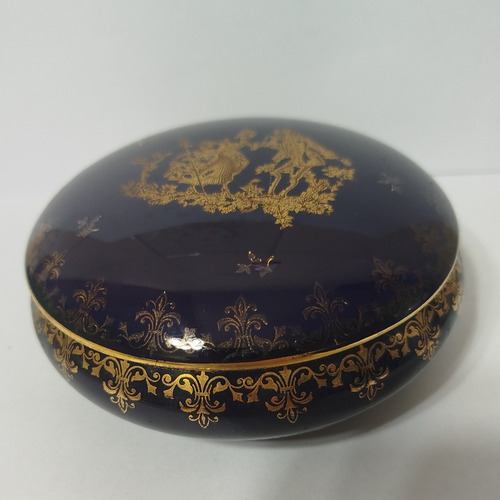 1583 Antiguo Alhajero/bombonera Francesa Manufactura Limoges (Usado)