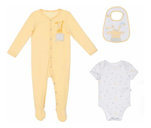 Conjunto Mameluco Pañalero Regalo Bebé Niño Niña 100%algodón