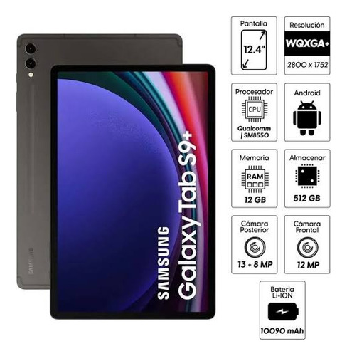 Galaxy Tab S9 Plus 256gb Beige Nueva Mas Smart Cover Regalo Beige (Usado)