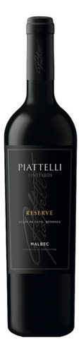 Vino Piattelli Reserve Malbec Salta Caja X 6 X 750ml.