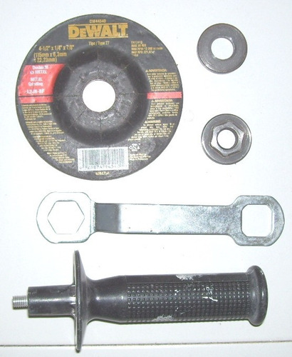 Esmeriladora Esmeril Angular Dewalt 4 1/2 Con Sus Manuales