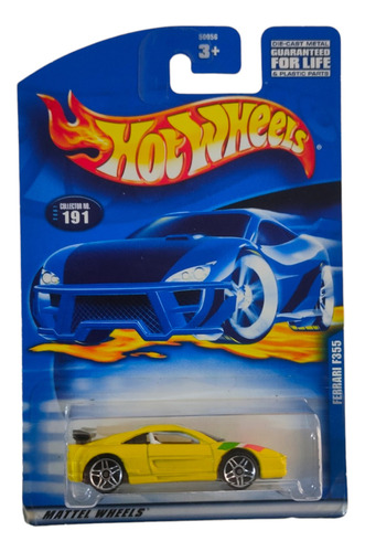 Hot Wheels Ferrari F355 Amarillo Racing Goodyear 2000