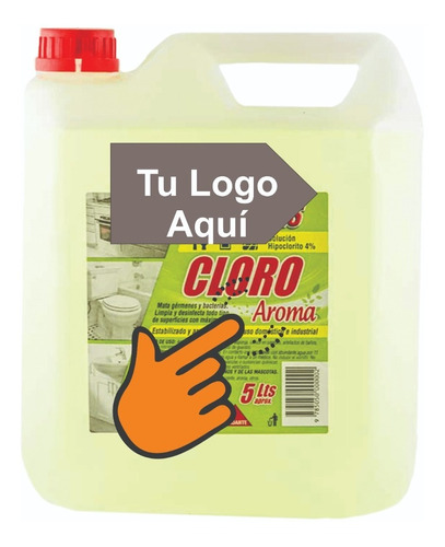Etiqueta Calmonia Sticker Cloro Gel 
