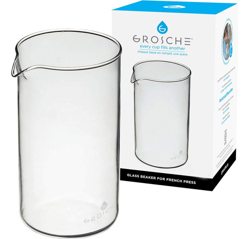 Grosche Borosilicato 3.3 Vaso De Repuesto Universal De Vidr
