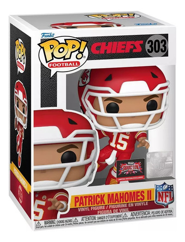 Funko Pop! Nfl: Kansas City Chiefs Patrick Mahomes #303
