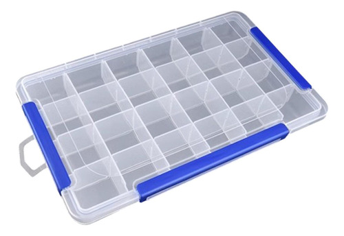 Caja Organizadora Transparente, Contenedor 24 Cuadrícula