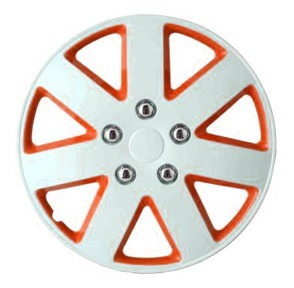 Taza Juego Universal Rodado 15 7 Rayos Blanco Y Rojo