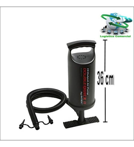 Bomba Para Inflar Doble Accion I I Intex Colchon Bote 68614