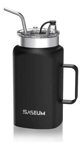 Saseum Vaso De 20 Oz Con Tapas Y Tazas Térmicas Aisladas Al 