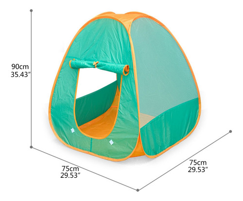 (ag) Play's Tent, Casa De Juegos Grande Y Desplegable, Portá