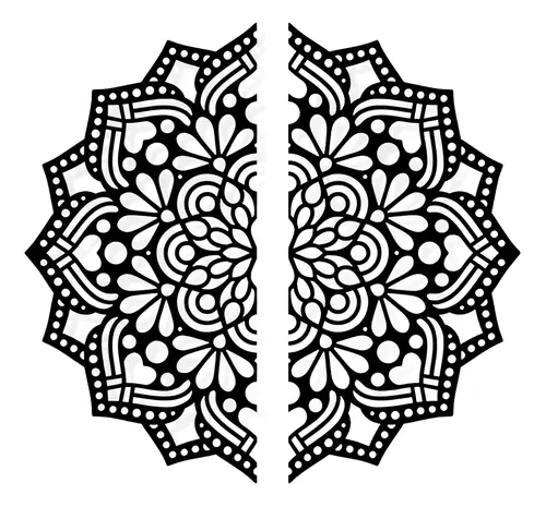 comprar Cuadros Mandalas Esquineras Dobles De Madera Para Decoración