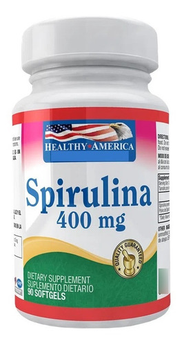 Spirulina 400mg X90 Cap Healthy - Unidad a $543