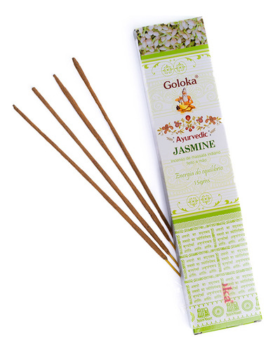 Incenso Indiano Goloka Jasmine (jasmim) 15g