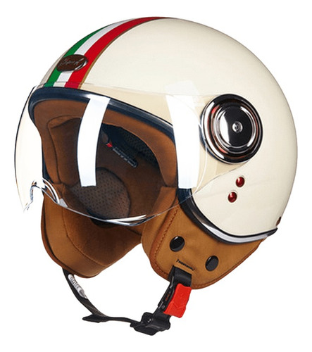 Casco Moto Classic 3/4 - Italy B110 Marca Beon